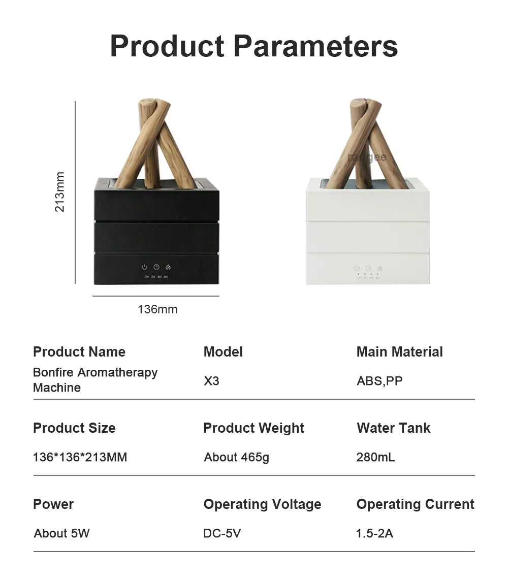 Flayne Humidifier Essential Oil Diffuser