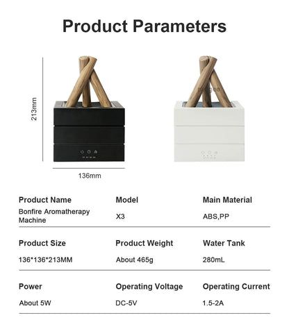 Flayne Humidifier Essential Oil Diffuser