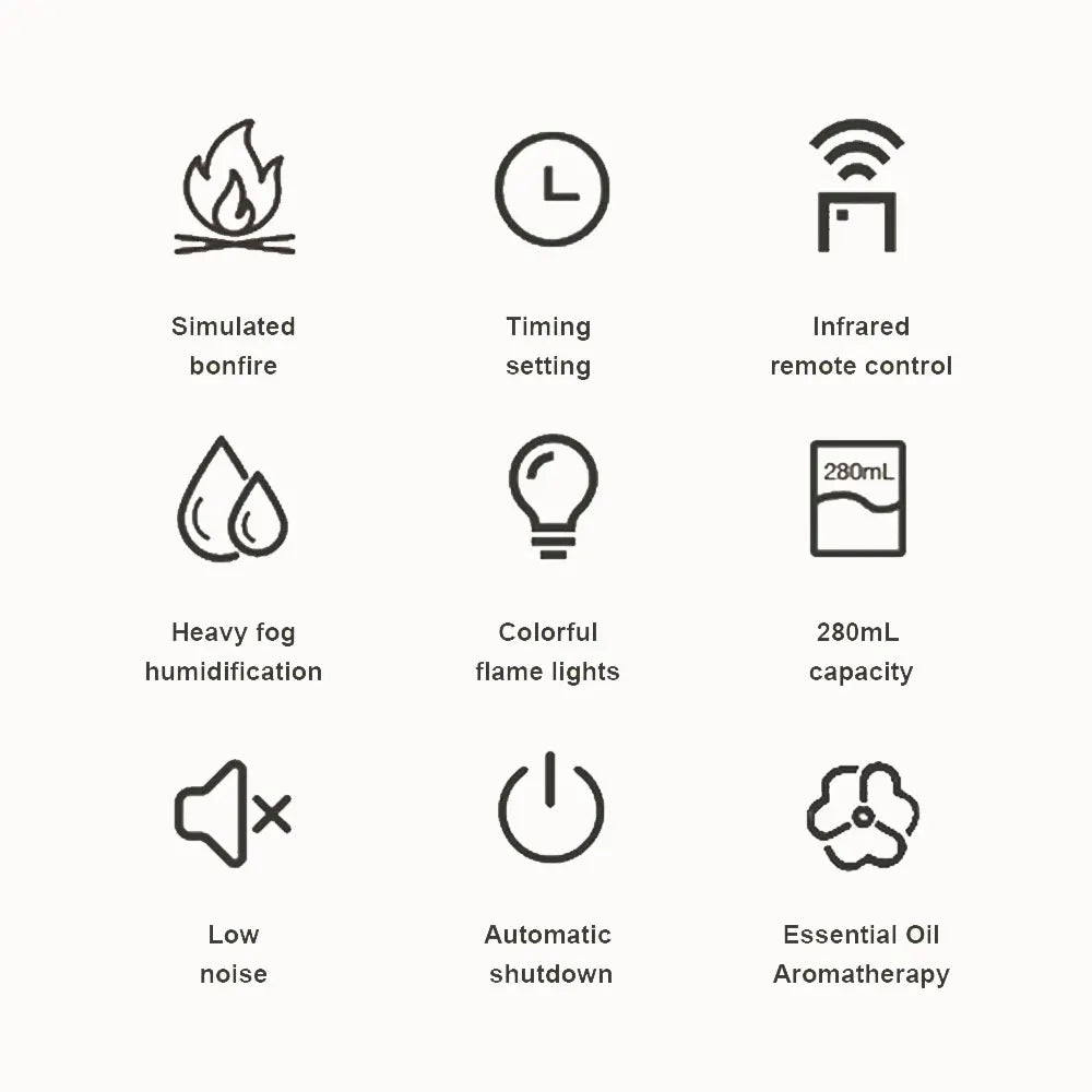 Flayne Humidifier Essential Oil Diffuser